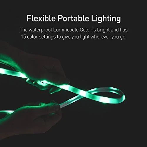 Power Practical Luminoodle Color RGB LED Rope Lights - 14 Color Options, 10ft