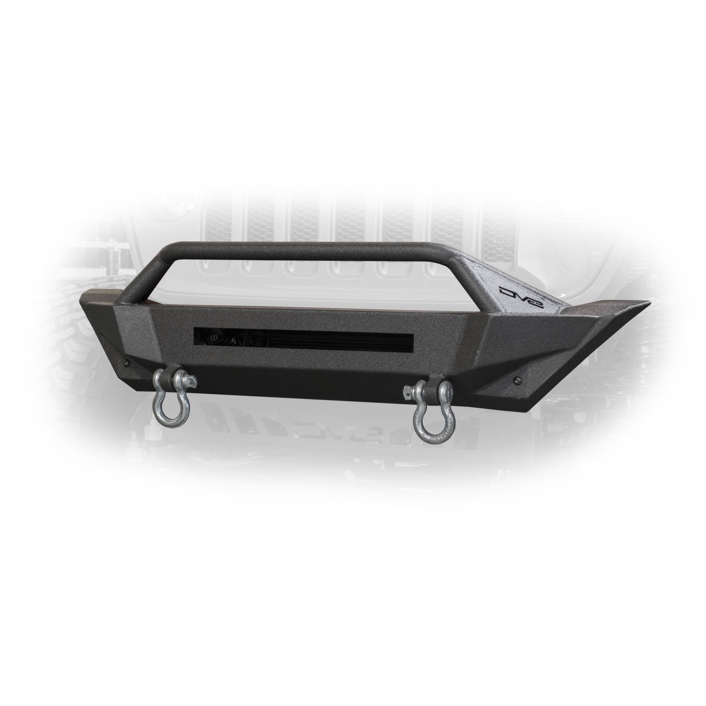 DV8 Offroad FBJL-01 Jeep Wrangler JL Front Bumper with Bull Bar