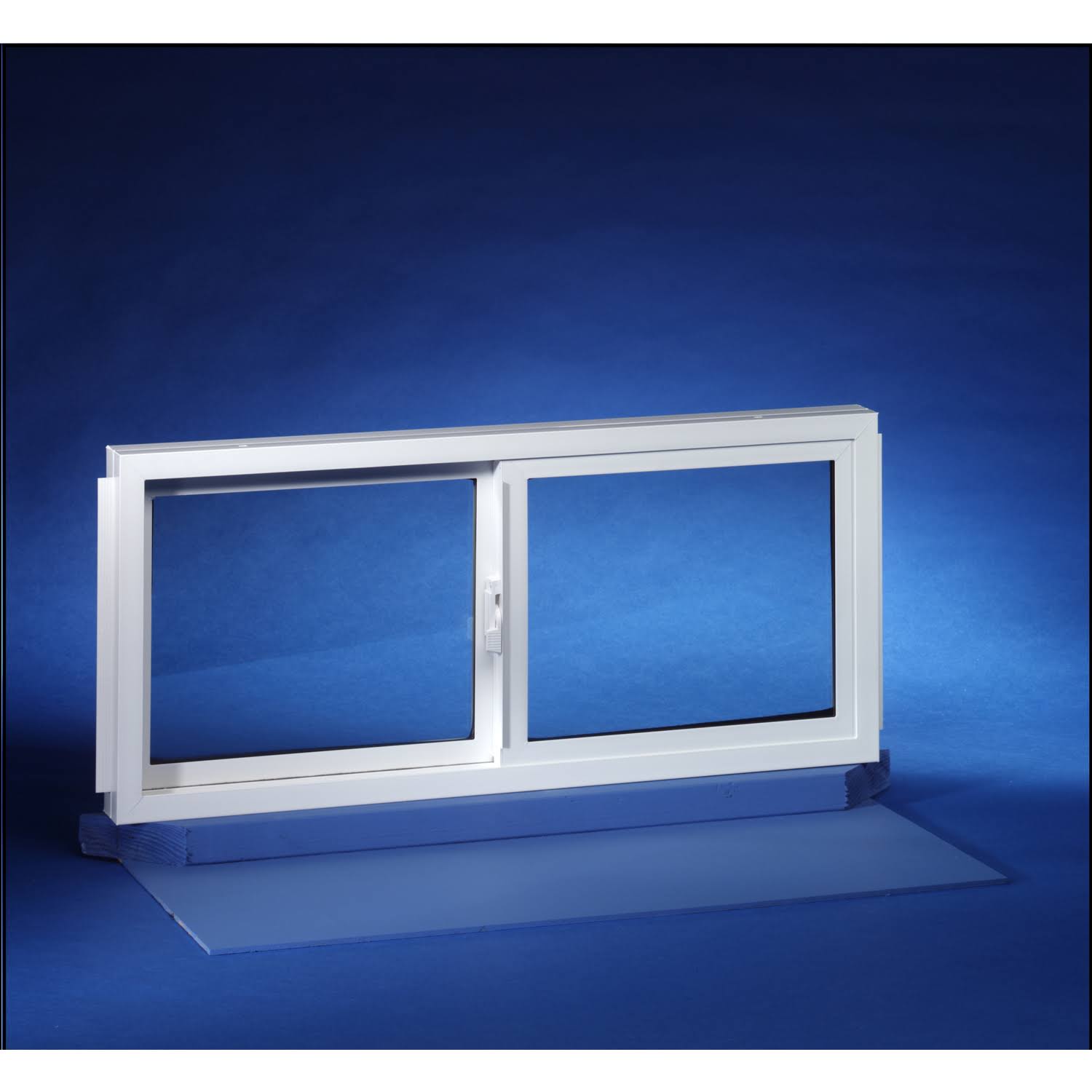 Duo-corp 3218slid Double Slider Basement Window 32 x 18 in Vinyl
