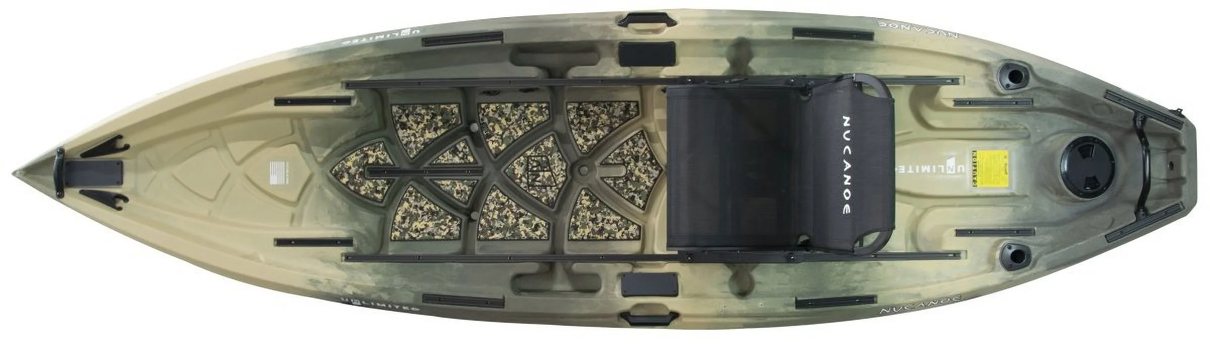 2023 Nucanoe Unlimited Fishing Kayak with Fusion 360 Seat