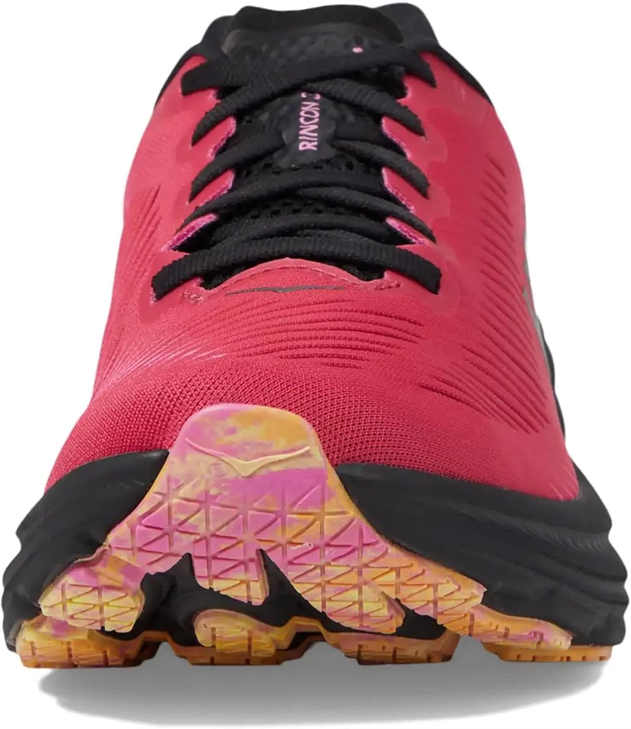 HOKA ONE ONE Womens Rincon 3 Running Shoes (Raspberry/Strawberry, US Footwear Size System, Adult, Women, Numeric, Medium, 9.5)