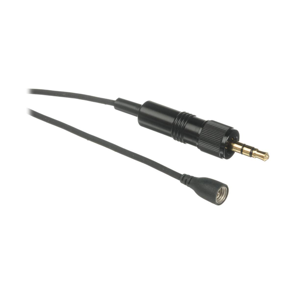 Sennheiser Straight Lavalier Cable with Locking 3.5mm Mini Connector Black