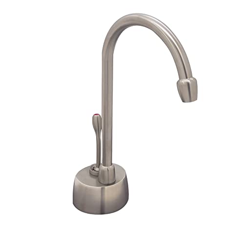 Westbrass Handle Hot Water Dispenser Faucet (Tank sold separately), Satin Nickel
