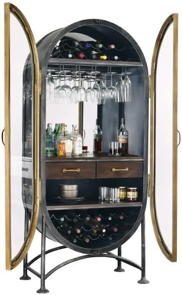 Howard Miller Bridgewater Wine & Bar Carbinet II, Black
