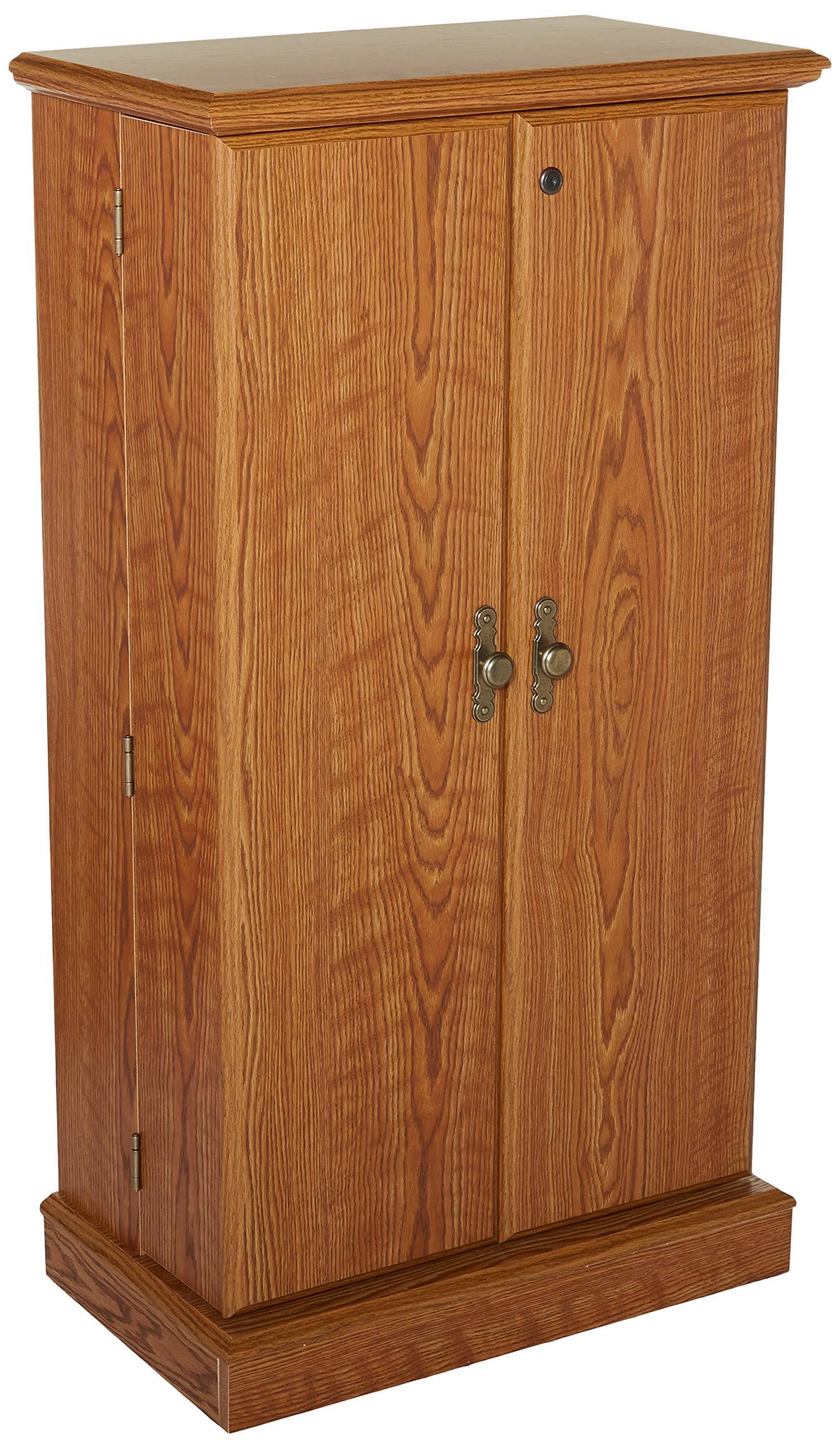 Sauder Carolina Oak Multimedia Storage Cabinet - Orchard Hills