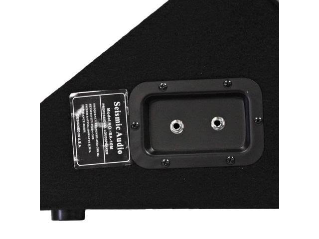 Seismic Audio Two 10x22 Floor Monitors Studio/Stage New Pa/dj Speakers - SA-10M