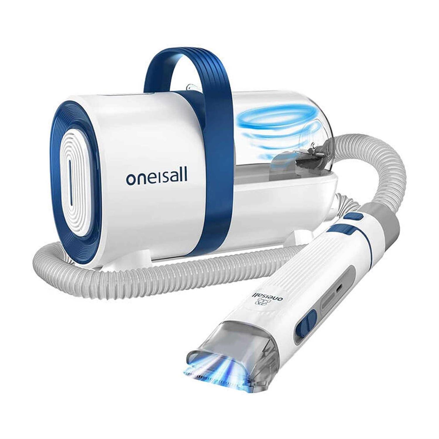 oneisall Dog Hair Vacuum &amp; Dog Grooming Kit Pet Grooming Vacuum with Pet Clipper Nail Grinder - Pet Supplies online store