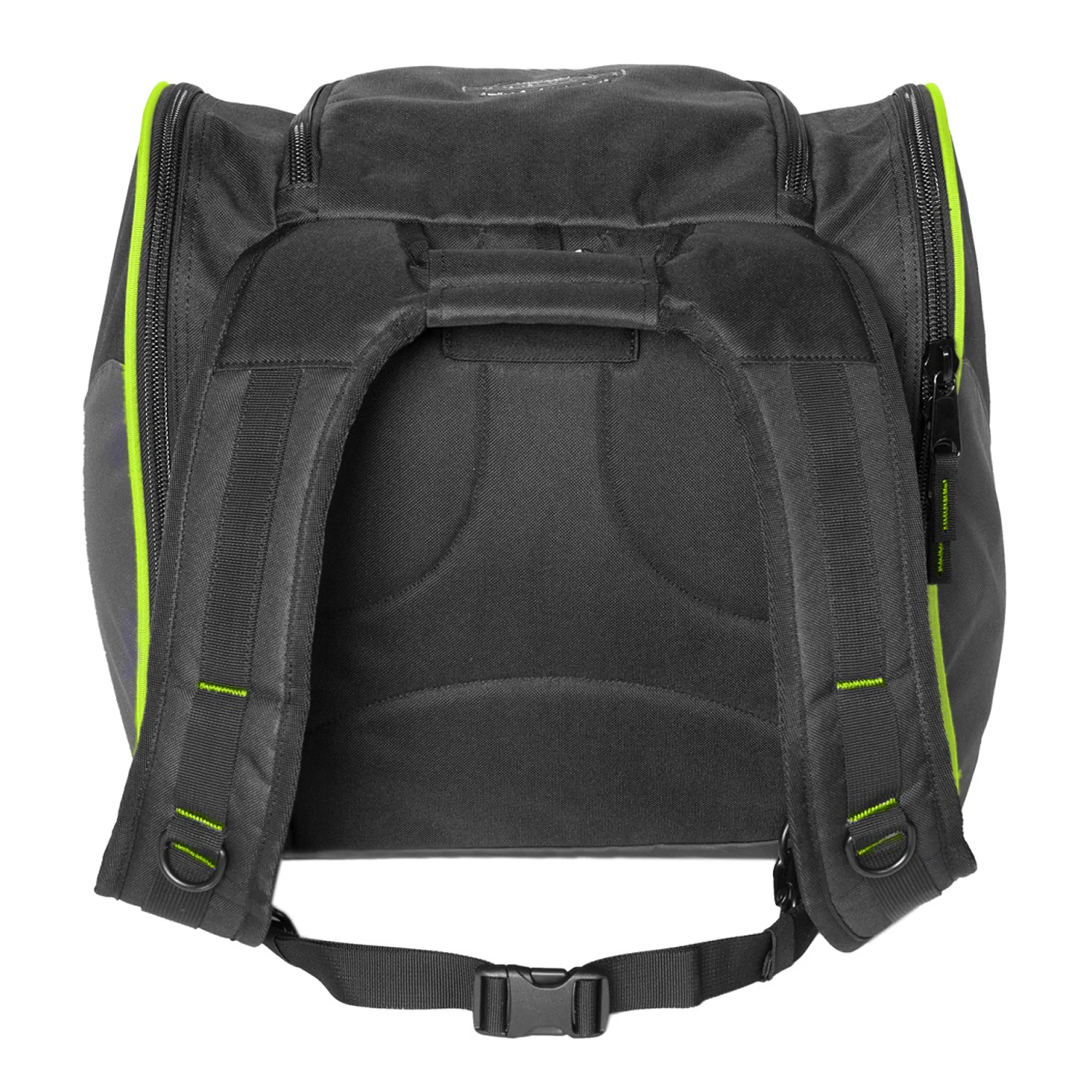 Sportube Traveler 50 Liter Padded Ski Boot & Gear Backpack Bag, Green/Black