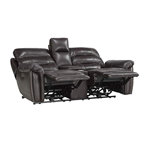 Homelegance 3-Piece Power Reclining Sofa Set, Brown
