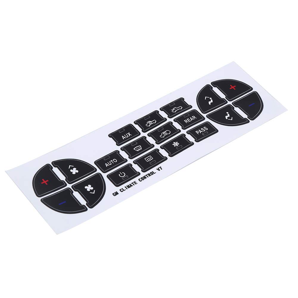 Car AC Dash Button Repair Kit Fit for Chevrolet Tahoe Silverado Avalanche Suburban for Enclave Pack of 2