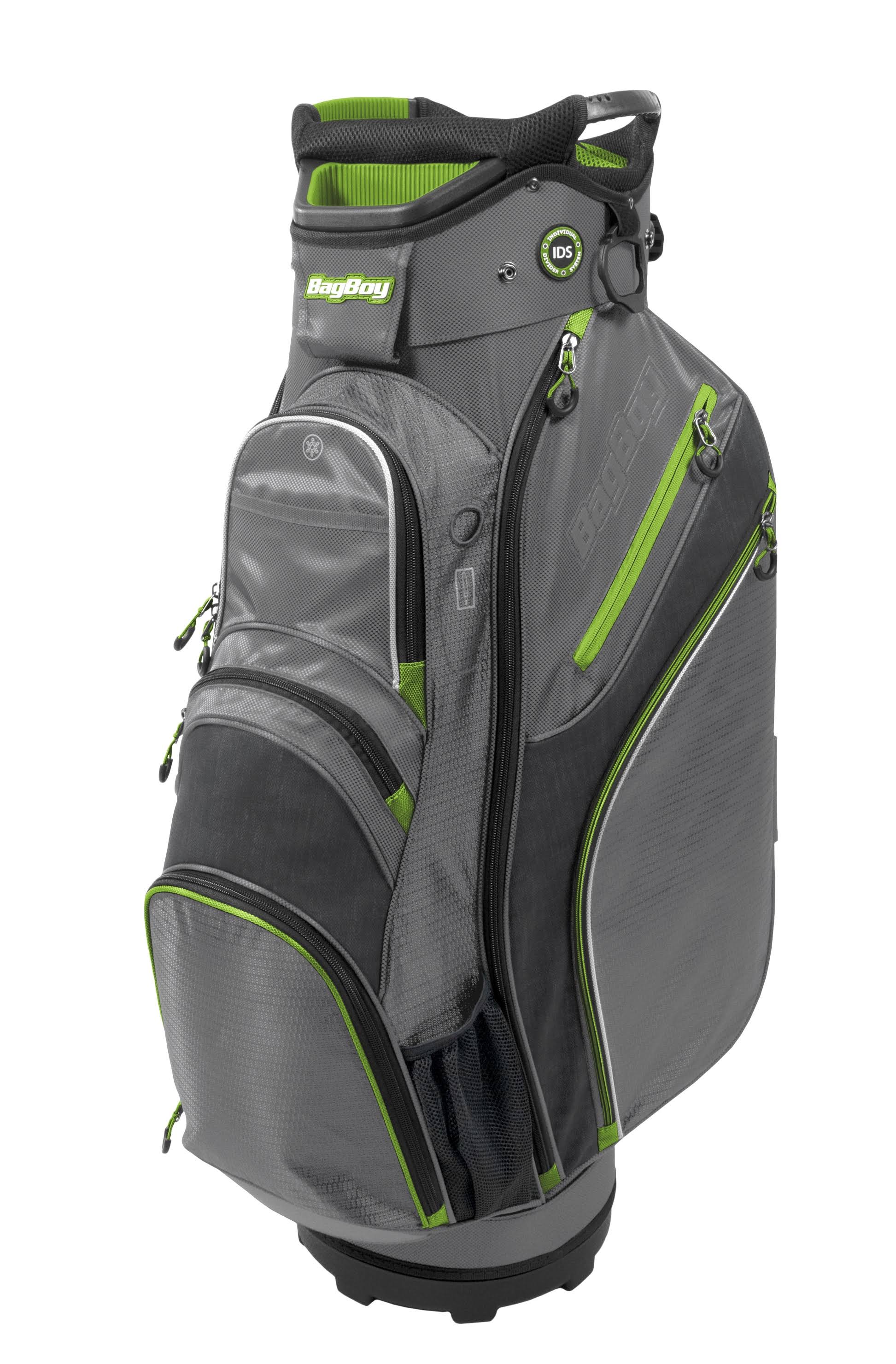 Bag Boy Chiller Cart Bag, Charcoal/Lime/Black
