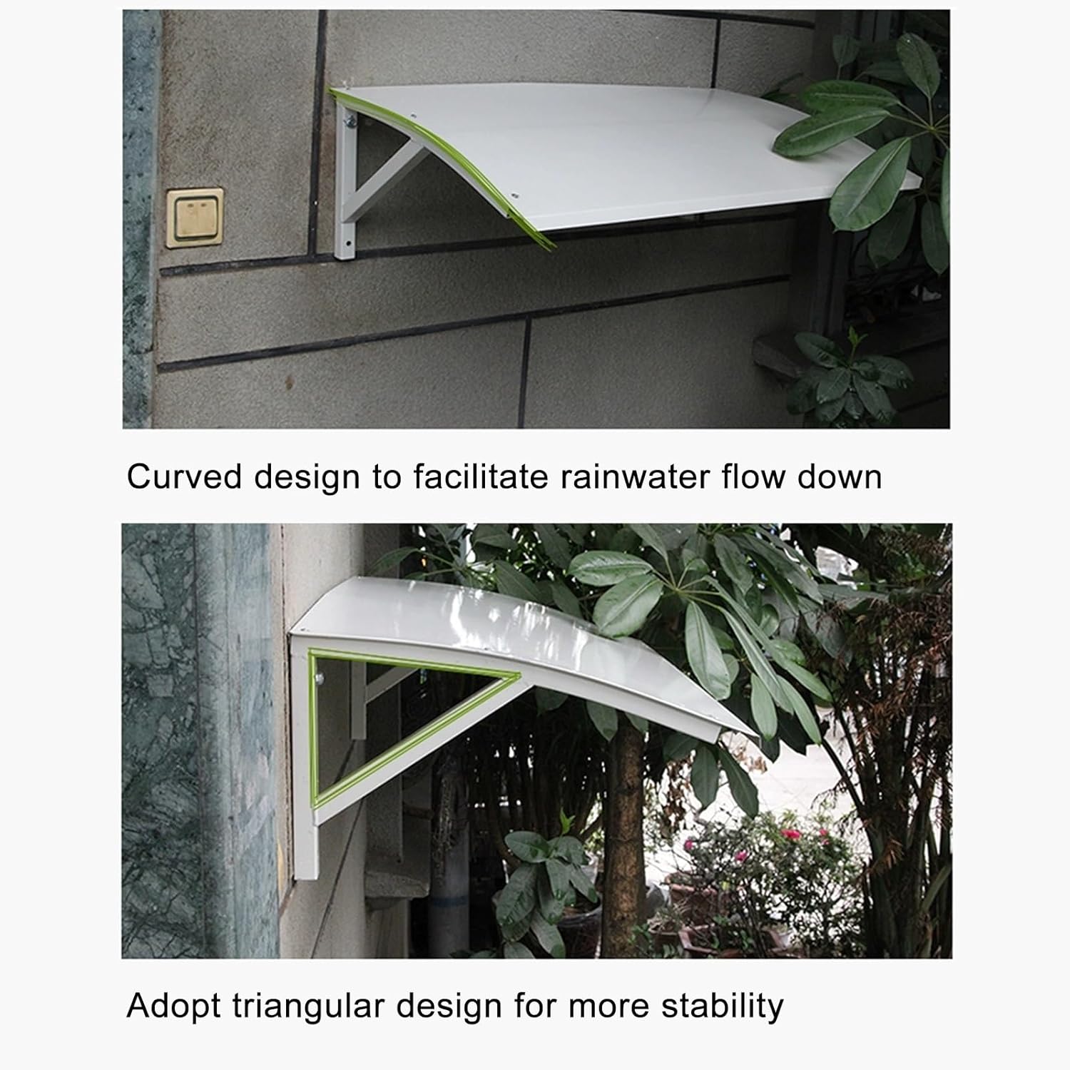 Air Conditioner Cover Outdoor AC Units Protection, Window Patio Awning Canopy UV Rain Snow Protection Sheet, Air Conditioning Sun Shade, Heat Pump Unit Cover