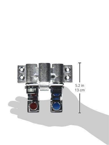 American Standard 7680.210.002 Floor Mounted Double Pedal Valve - Chrome