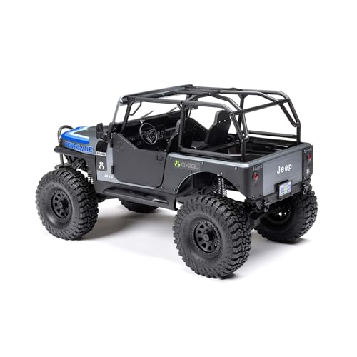 Axial RC Truck 1/10 SCX10 III Jeep CJ-7 4WD Brushed RTR (Battery and Charger Not Included), Red, AXI03008T1