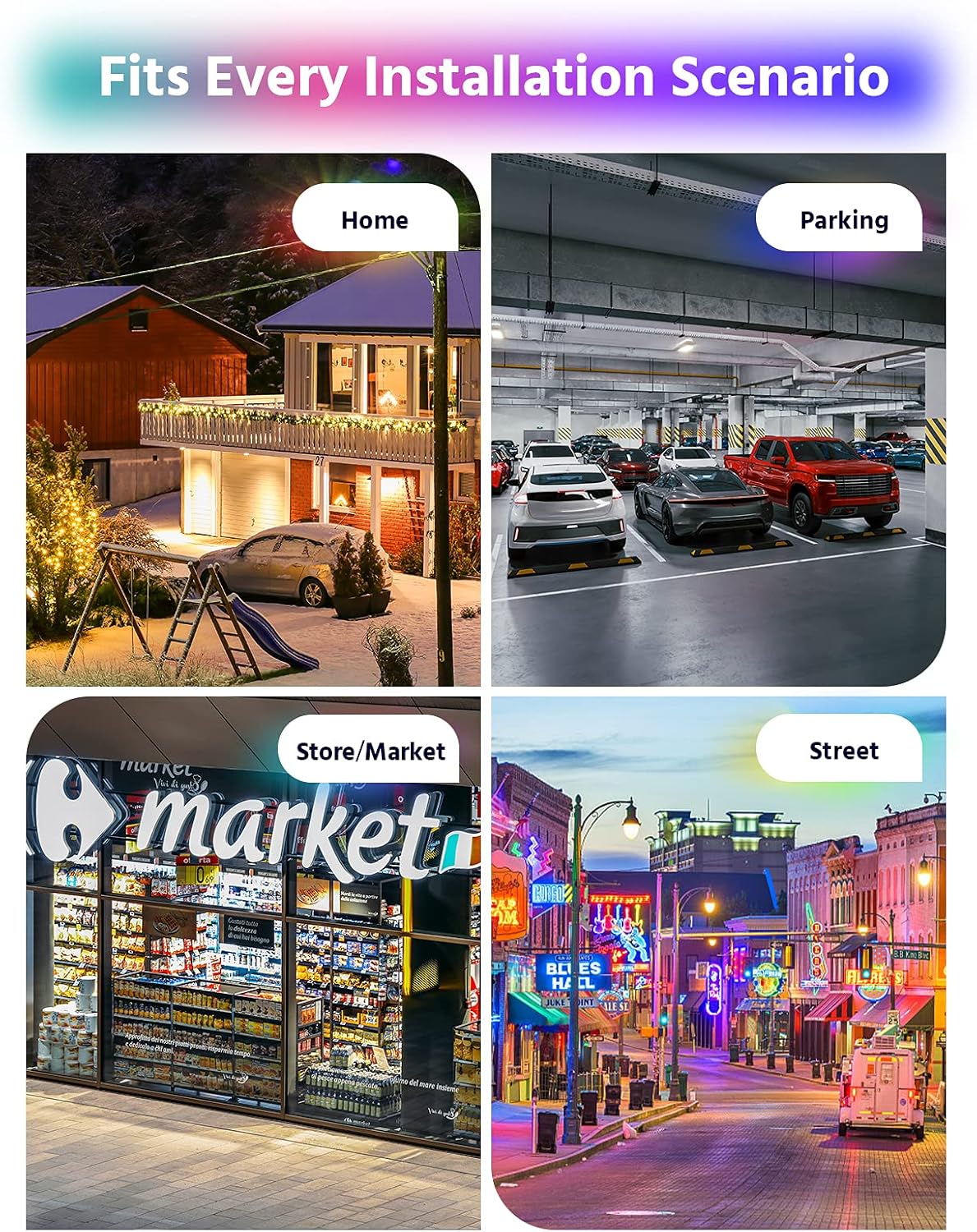 ANNKE NAK500 5MP Acme Full Color Night Vision 0.0005 Lux Security Camera System with 2TB HDD, H.265+ 4K 8CH DVR and 4Pcs Wired 5MP Surveillance Cameras, 130dB WDR & 3D DNR, IP67 Weatherproof