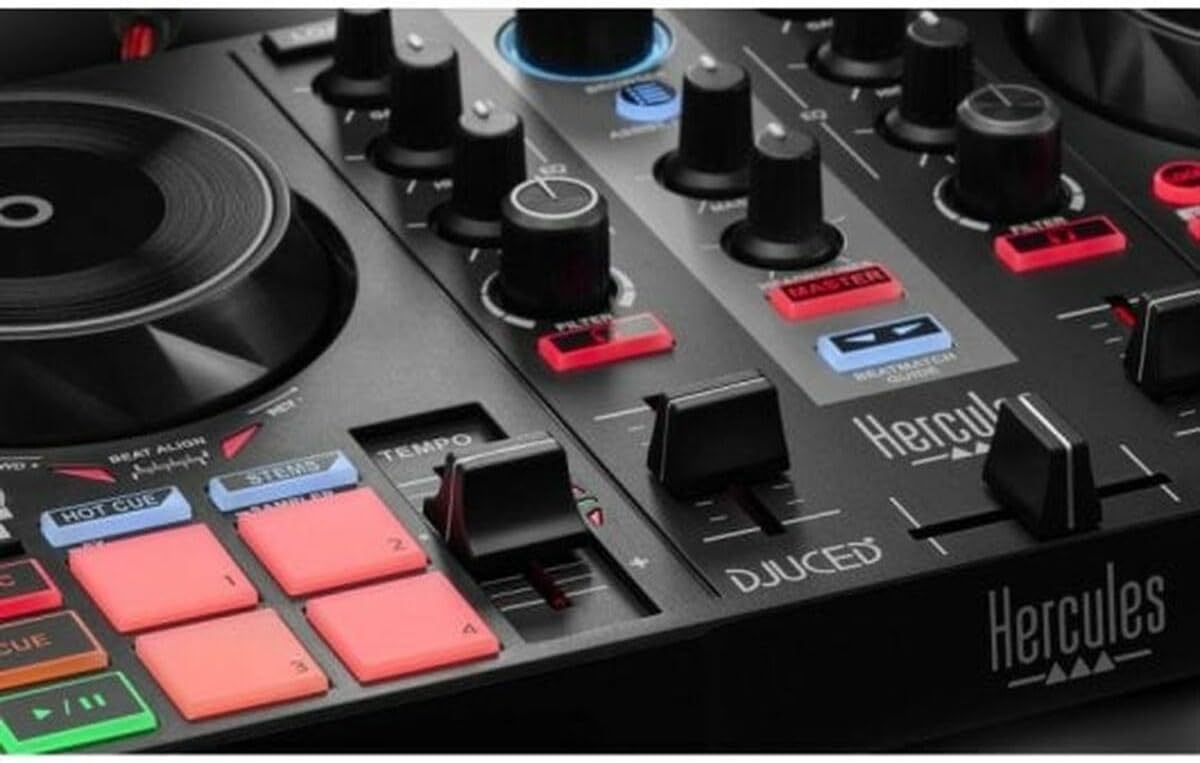 Hercules DJ Controller, Black (INPULSE200MK2)