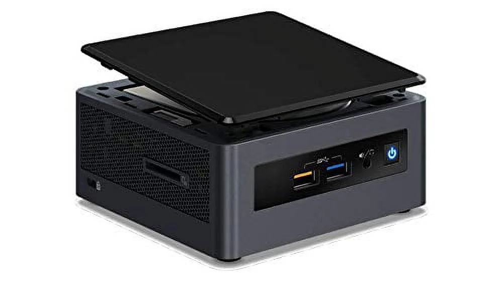 Intel NUC 8 Home Mini Desktop Black (Intel i3-8121U 2-Core 2.20GHz, 4GB RAM, 512GB PCIe SSD + 2TB HDD (2.5),AMD Radeon 540 2GB GDDR5 Dual, AC WiFi, BT 5.0, RJ-45, 4xUSB 3.1, 2xHDMI, SD Card, Win10H)