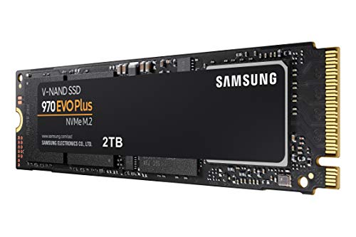 SAMSUNG 970 EVO Plus SSD 1TB NVMe M.2 Internal Solid State Drive w/ V-NAND Technology, Storage and Memory Expansion for Gaming, Graphics w/ Heat Control, Max Speed, MZ-V7S1T0B/AM