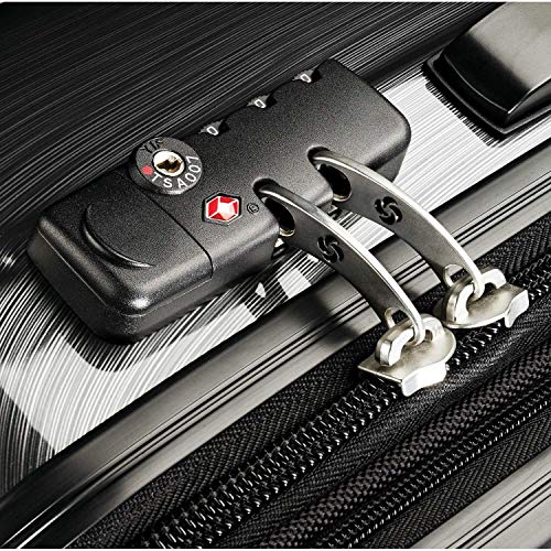 Samsonite Winfield 2 Hardside Expandable Luggage with Spinner Wheels, Brushed Anthracite, Checked-Large 28-Inch