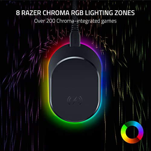 Razer Naga V2 Pro Wireless Gaming Mouse: Interchangeable Side Plate w/ 2, 6, 12 Button Configurations - Focus+ 20K DPI Optical Sensor - Fastest Gaming Mouse Switch - Chroma RGB Lighting