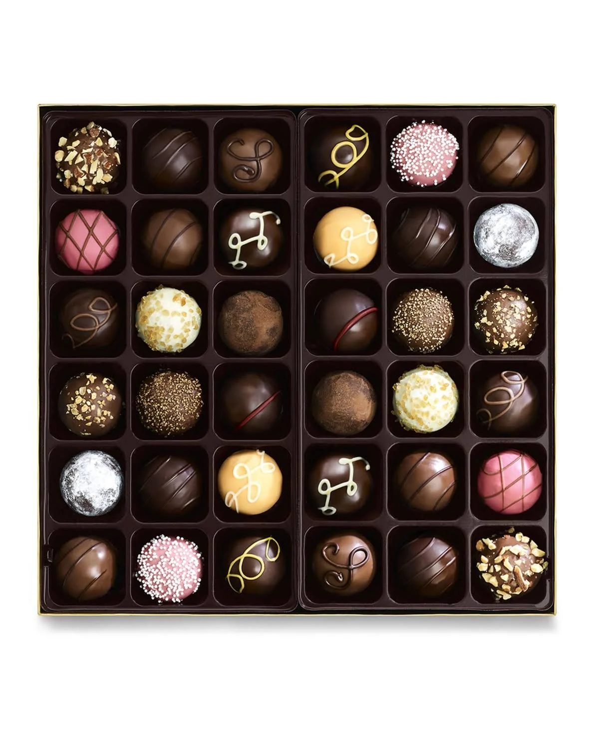 Godiva Assorted Signature Chocolate Truffles Gift Box, 36 Pieces