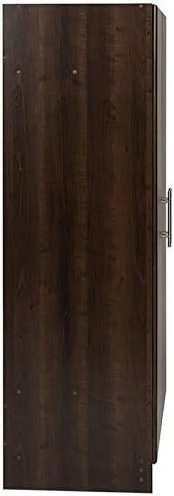 Contemporary 32" Wardrobe Armoire In Espresso