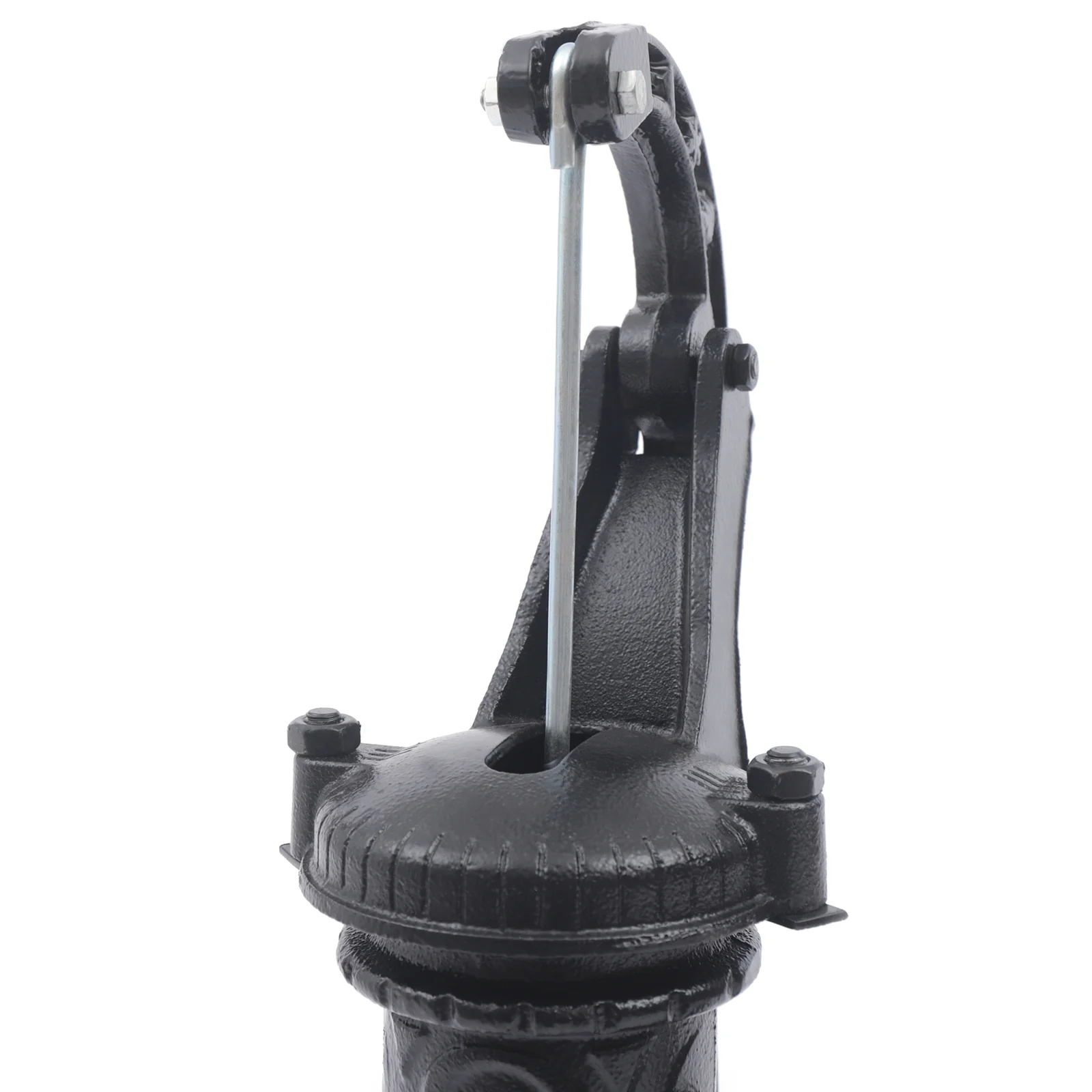 Miumaeov Hand Water Pump Cast Iron Well Water Pitcher Press Suction Outdoor Yard Ponds Garden 19.69ft Suction Range for Farm Irrigation Water Flowers