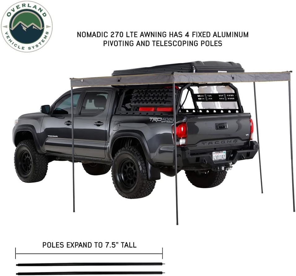 Overland Vehicle Systems Nomadic 270LTE Driver Side 270 Degree Awning