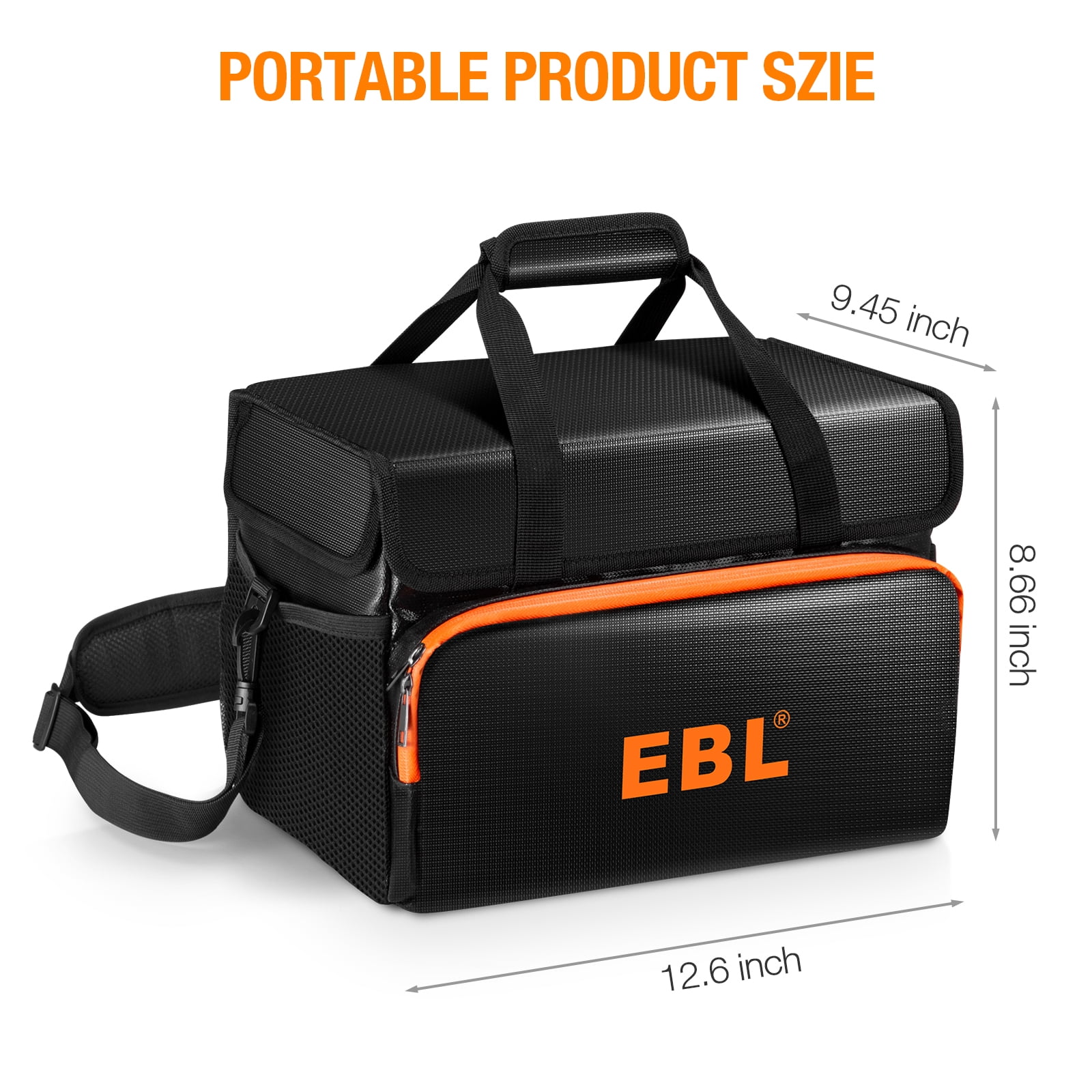 EBL 500W Portable Power Station Solar Generator - 519.4Wh Power Battery for Camping Outdoor Activities with Storage Bag