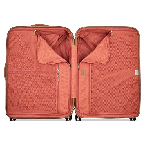 DELSEY PARIS Chatelet Air 2.0 Hardside Luggage with Spinner Wheels, Angora, Checked-Large 28 Inch