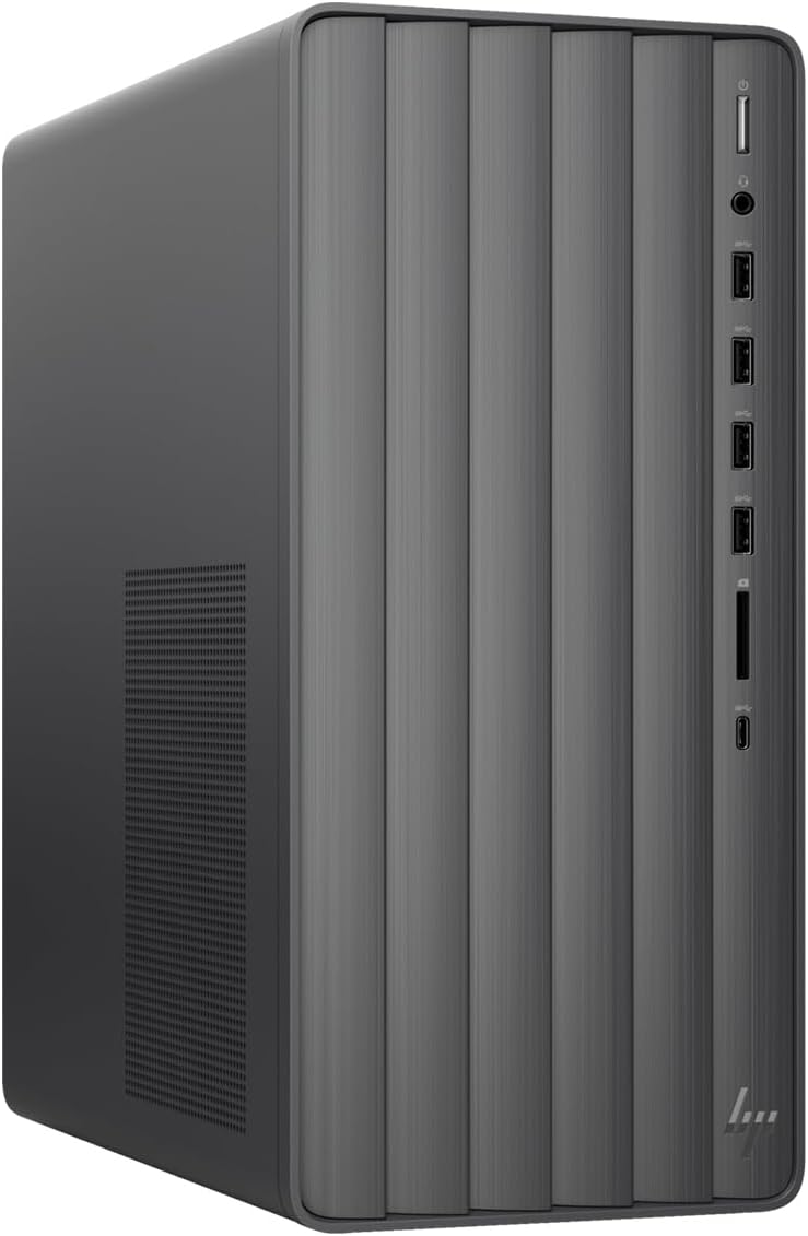 HP Business Newest 13th Generation Envy i7 Tower Desktop, Intel Core i7-13700, 32GB RAM, 1TB SSD, RJ45, SD Card Reader, HDMI, Wi-Fi 6 & Bluetooth, Wired Keyboard & Mouse, Windows 11 Pro, Black