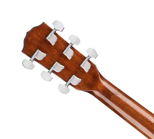 Fender CD-60S Solid Top Dreadnought Acoustic Guitar - Natural Bundle with Hard Case, Tuner, Strings, Picks, Fender Play Online Lessons, and Austin Bazaar Instructional DVD