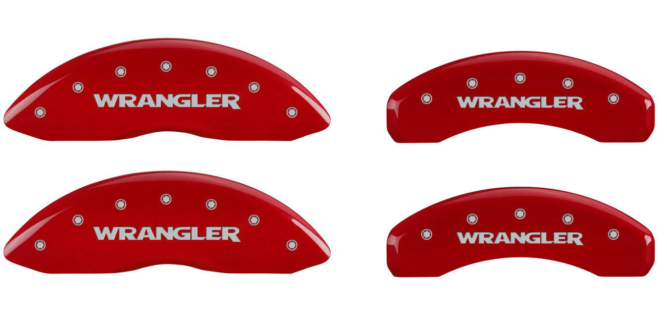 MGP Caliper Covers Jeep Wrangler (Red)