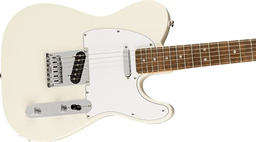 Squier Affinity Series Telecaster Electric Guitar, with 2-Year Warranty, Butterscotch Blonde, Maple Fingerboard, Left-Handed