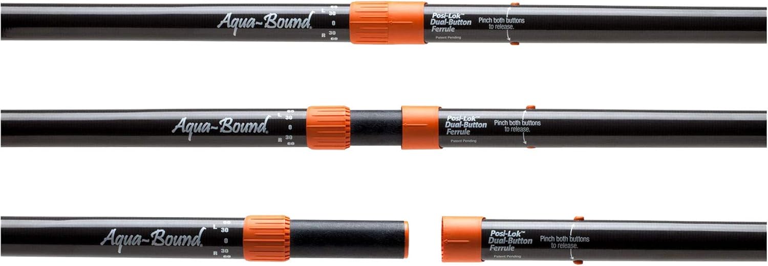 AQUA BOUND Whiskey Carbon Straight Shaft 4-Piece Kayak Paddle (215 cm)