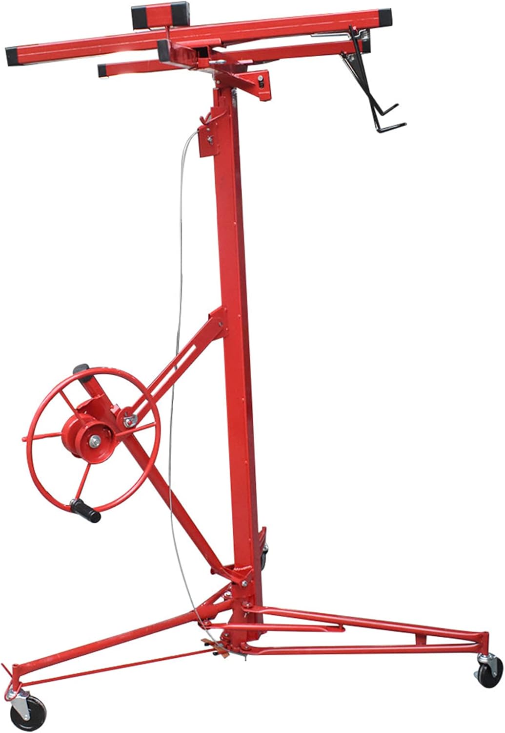 16FT Drywall Lift Sheetrock Lift Rolling Panel Hoist Jack Lifter Fit for Drywall Panels