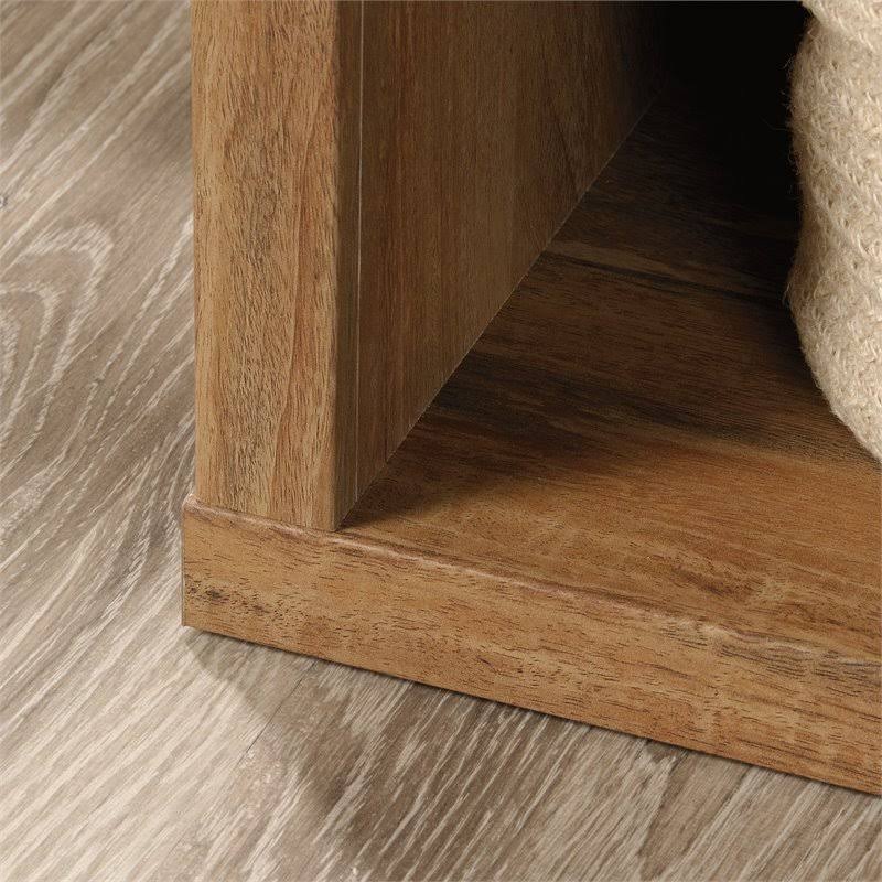 Sauder Engineered Wood 3-Shelf Bookcase in Sindoori Mango - 427264