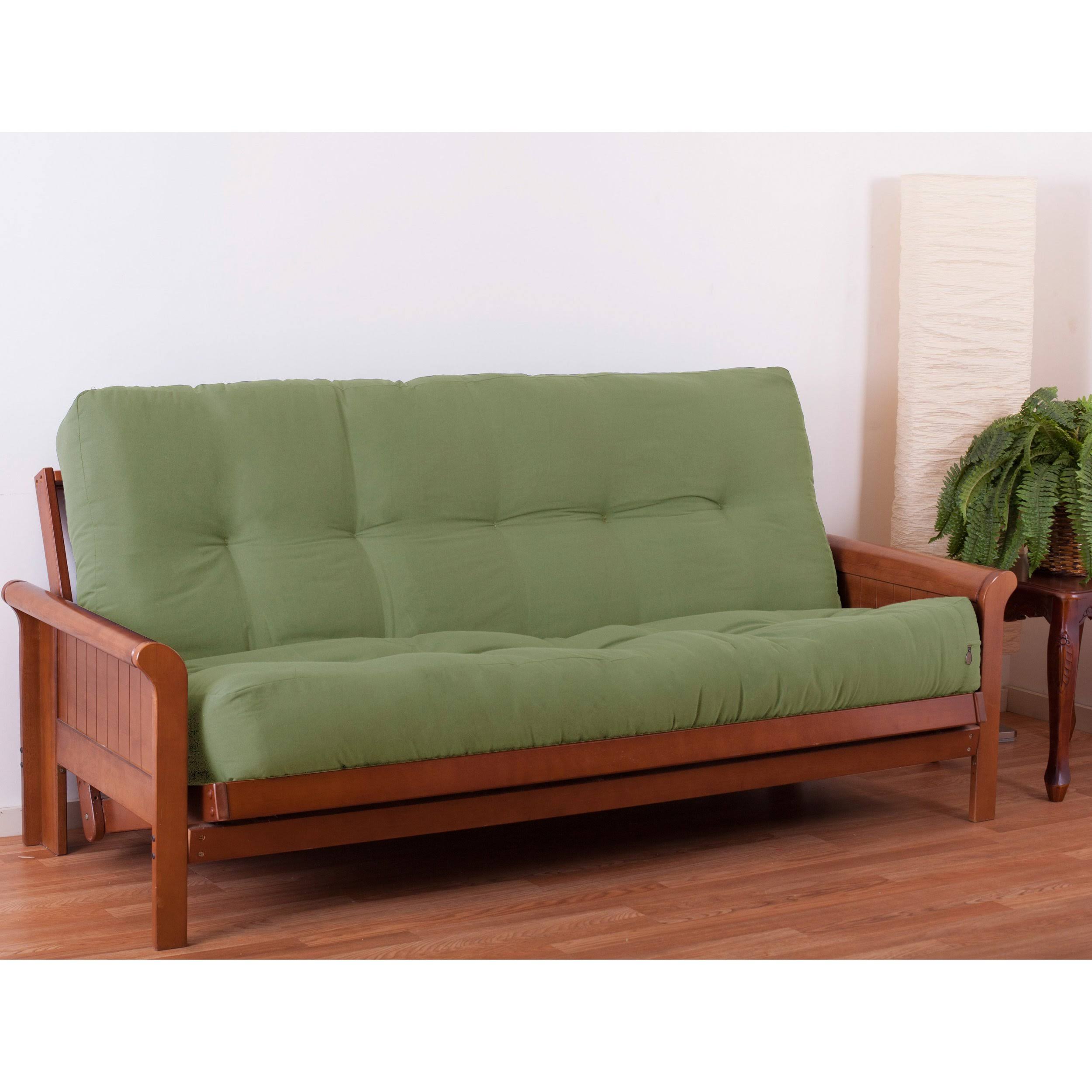 Blazing Needles Renewal 10-Inch Twill Queen-size Futon Mattress - Sage