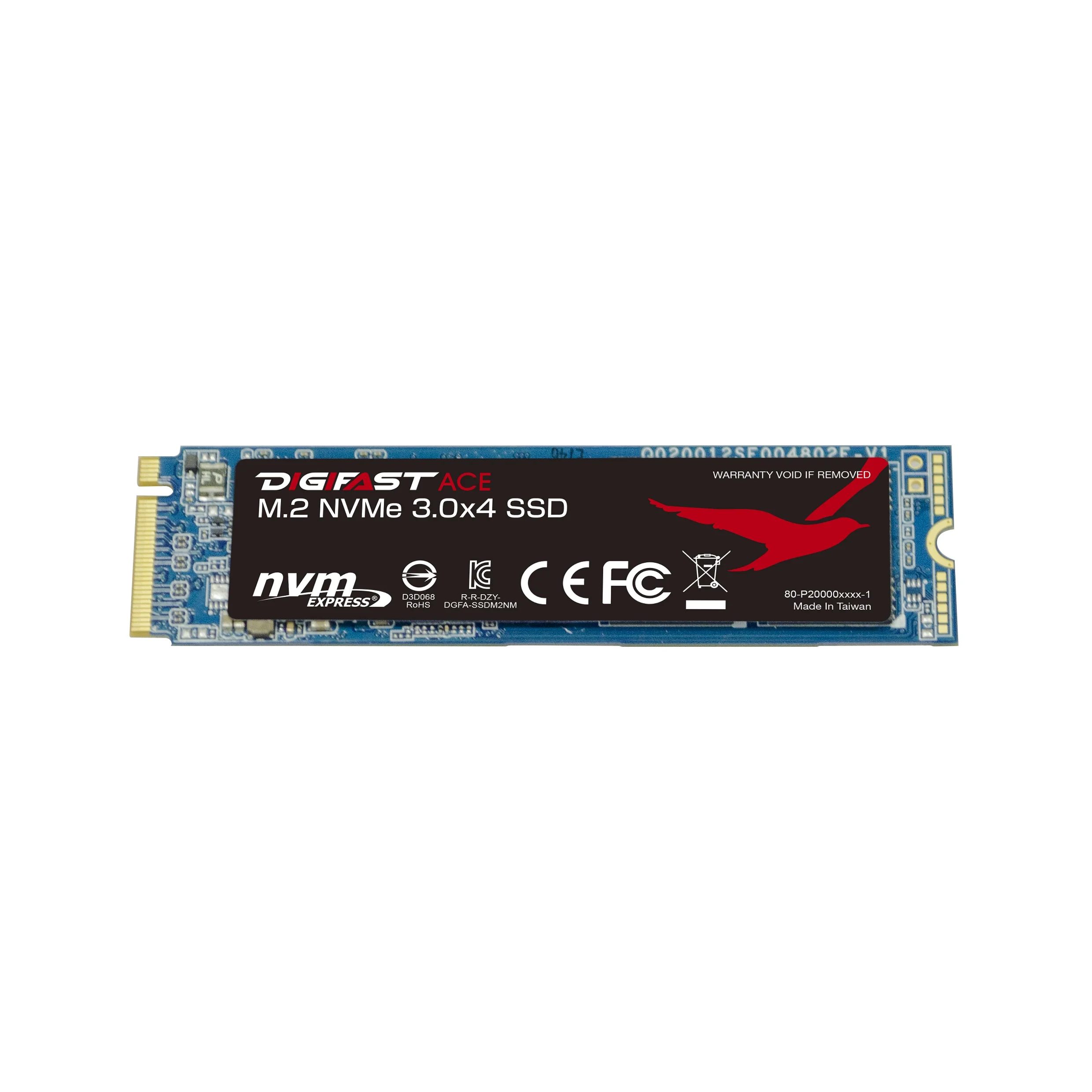 Digifast DGFA512M2L02 Ace 512 GB Gen3x4 PCIe M.2 2280 NVMe Solid State Drive