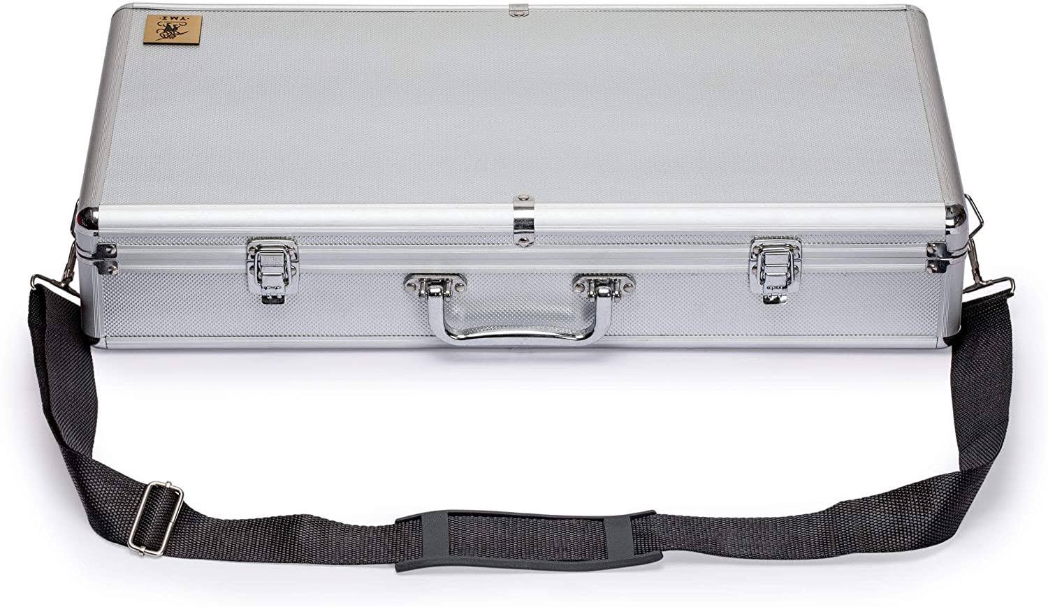 Aluminum Case with Shoulder Strap for Mahjong Set - Presidential