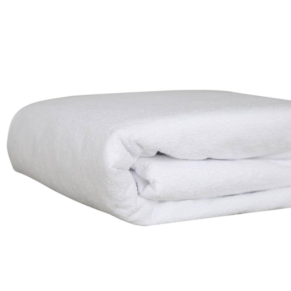 RUN2BED Premium Bamboo Mattress Protector Split Cal King Breathable Comfort with Cool, Noiseless Sleep SUPPORT, Cool Waterproof