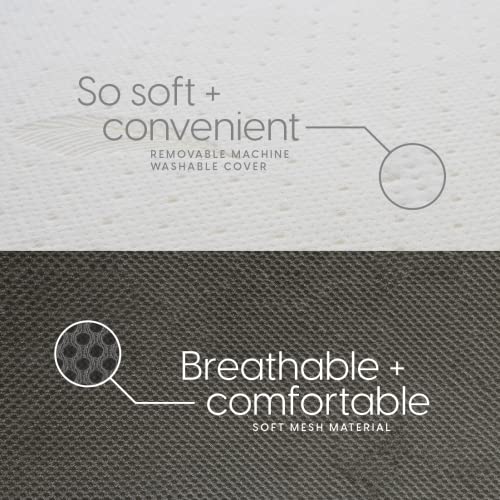 Milliard Memory Foam Folding Mattress with Washable Cover, Cot Size (75 inches x 31 inches)