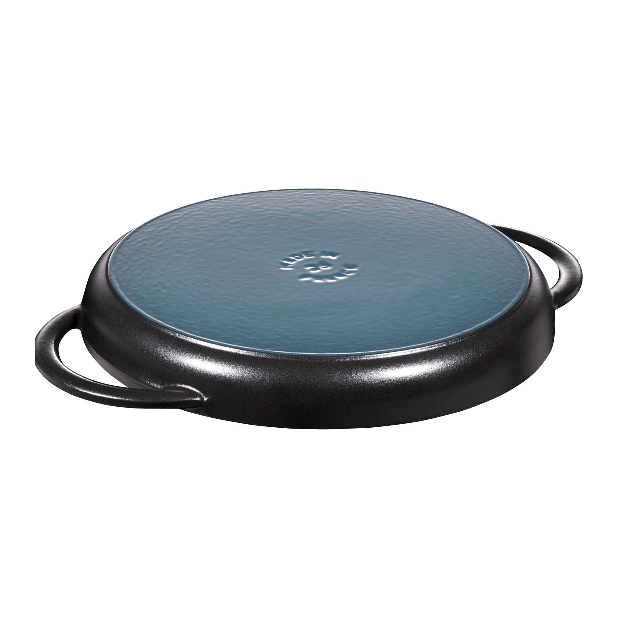 Staub 10x22 Cast Iron Pure Grill, Grenadine