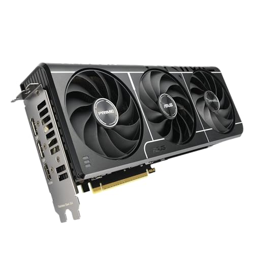 ASUS Prime Radeon™ RX 9070 XT OC Edition Graphics Card (PCIe 5.0, HDMI/DP 2.1, 2.5-Slot Design, axial-tech Fans, Dual Ball Fan Bearings, Dual BIOS, GPU Guard)