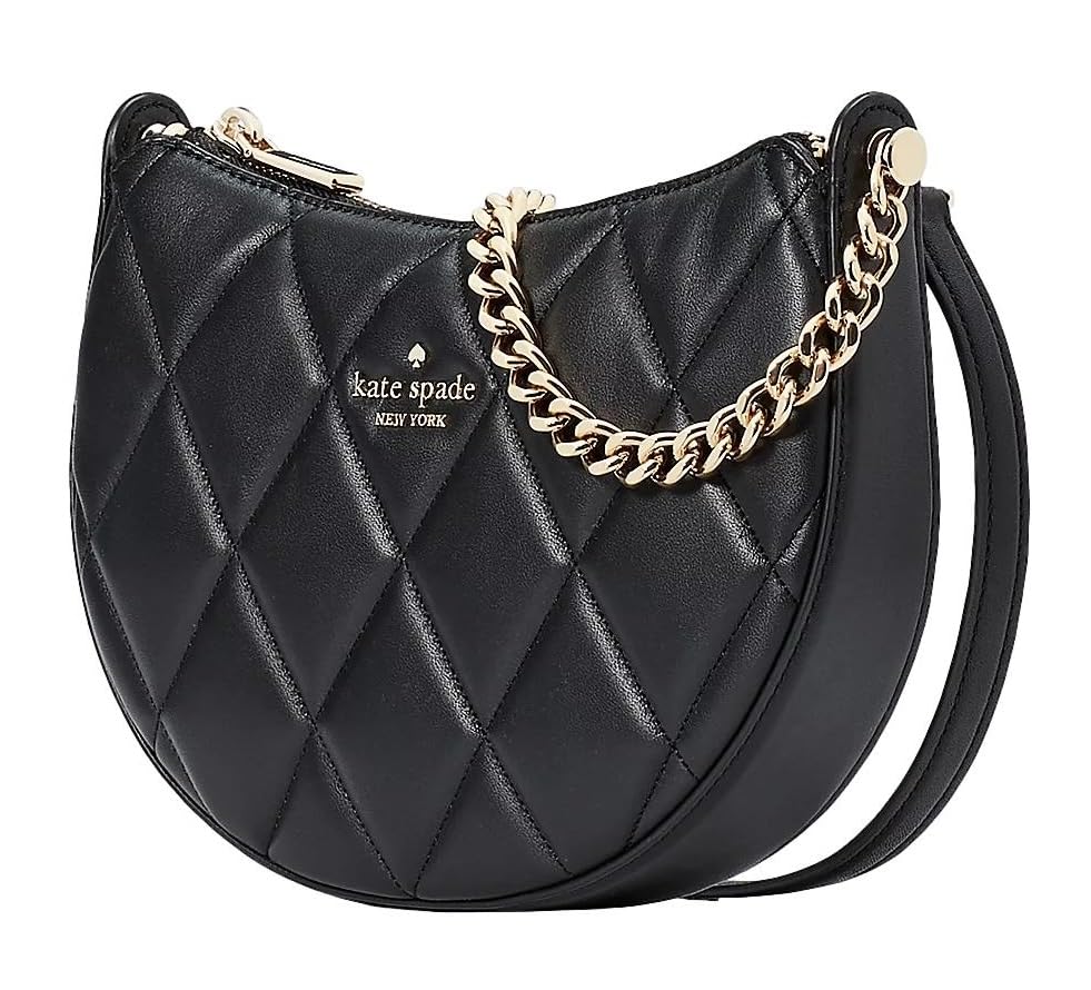 Kate Spade New York Women's Carey Smooth Leather Quilted Zip Top Crossbody Bag