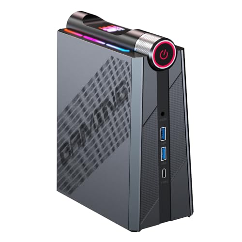 ACEMAGICIAN S3A Mini PC, Ryzen 7 5875U(up to 4.5Ghz), 16GB DDR4 512GB NVME SSD Mini Desktop Computer, Mini Computers [WiFi6/BT5.2] [4K UHD/RGB Lights/3 Adjustable Mode Light Gaming PC