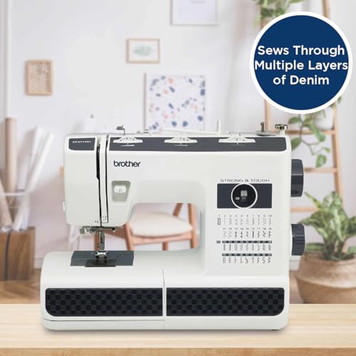 Brother ST371HD Sewing Machine, Strong & Tough, 37 Built-in Stitches, Free Arm Option, 6 Included Feet