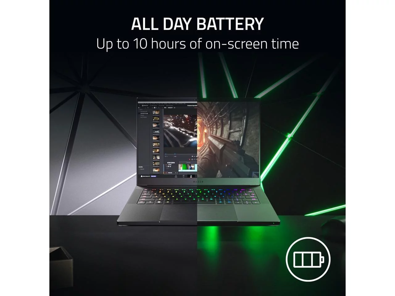 Razer Blade 14 - 14.0" 240 Hz IPS - AMD Ryzen 9 7000 Series 7940HS (4.00GHz) - NVIDIA GeForce RTX 4070 Laptop GPU - 16 GB DDR5 - 1 TB PCIe SSD - Windows 11 Home 64-bit - Gaming Laptop (RZ09-0482XEH3-R