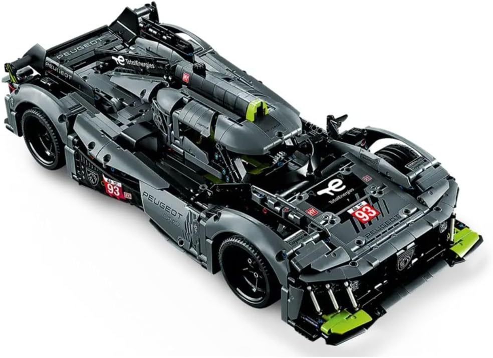 LEGO 42156 Technic PEUGEOT 9X8 24H Le Mans Hybrid Hypercar, Race Car Model Kit For Adults to Build, Christmas Activity, Gifts for Men, Women, Him or Her, 1:10 Scale, Collectible Advanced Set