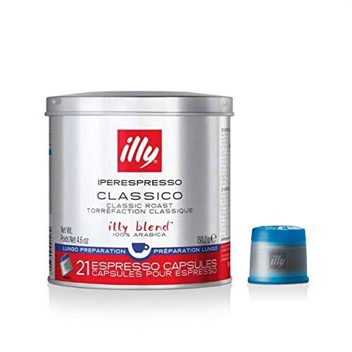 Illy iperEspresso Capsules Lungo Classico Medium Espresso Coffee 126Ct